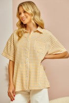 Marigold Button Down Shirt