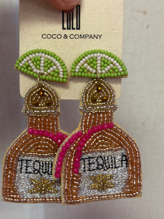Tequila Beaded Earrings