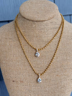 Pearl Shape Stainless Steel Necklace