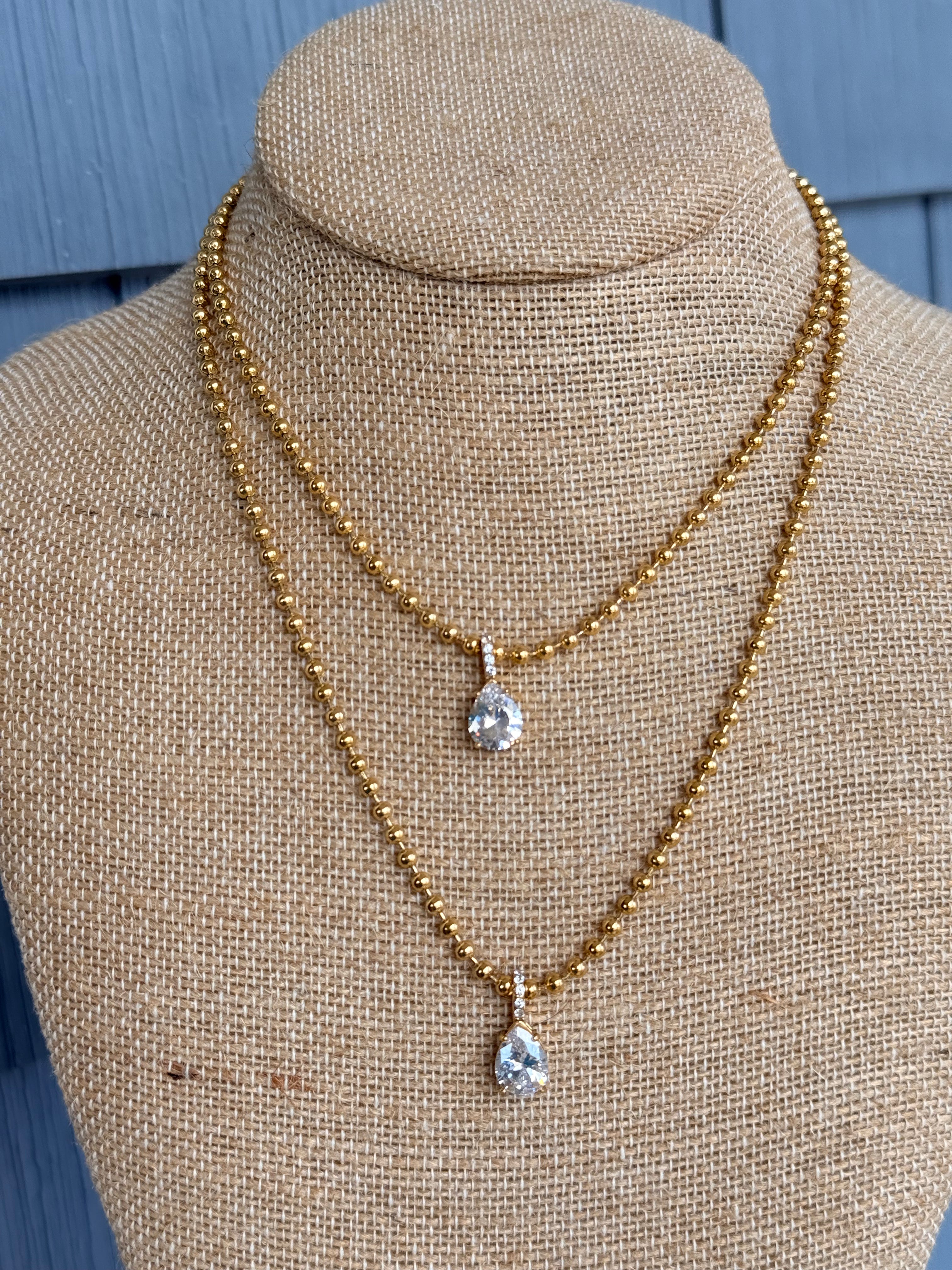 Pearl Shape Stainless Steel Necklace