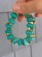 Teal Chunky Multicolor Bracelet